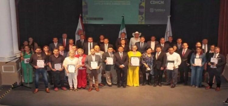 Tlaxcala capital reconoce a titulares de Derechos Humanos