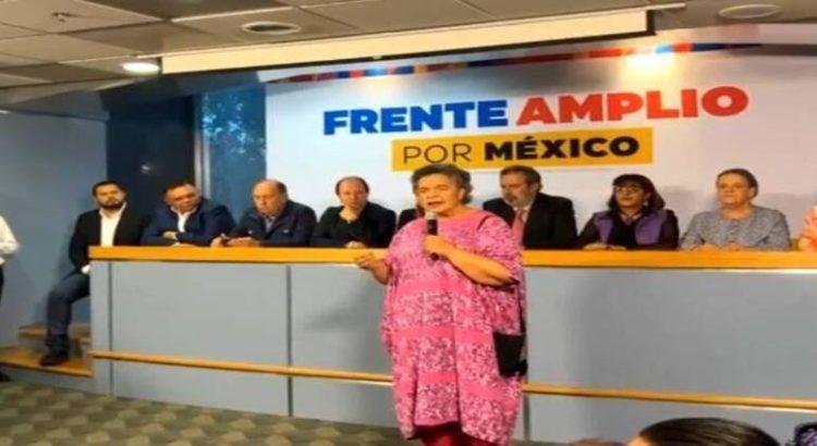 Beatriz Paredes se registra en proceso de Frente Amplio por México