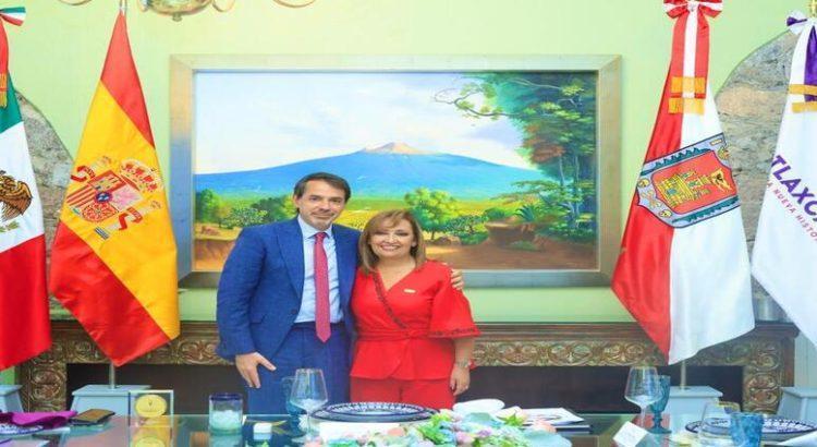 Gobierno de Tlaxcala y embajada de España acuerdan cooperación bilateral