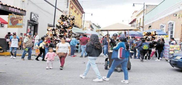 Comercio se activa en Huamantla, Tlaxcala