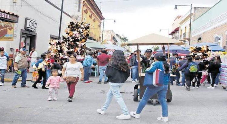 Comercio se activa en Huamantla, Tlaxcala