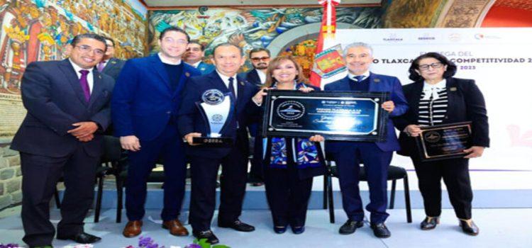 Tlaxcala recibe el Premio a la Competitividad 2023