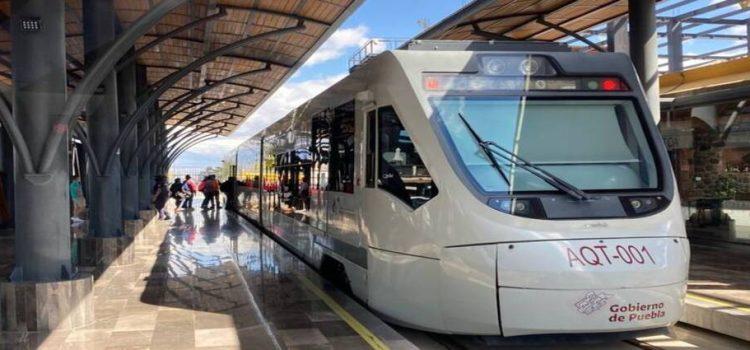 Tren ligero Puebla-Tlaxcala podría retrasarse por “Huracán Otis”
