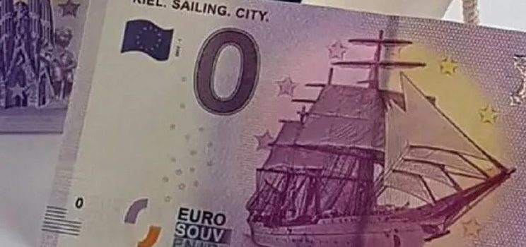 Ponen en circulación billete de 0 euros