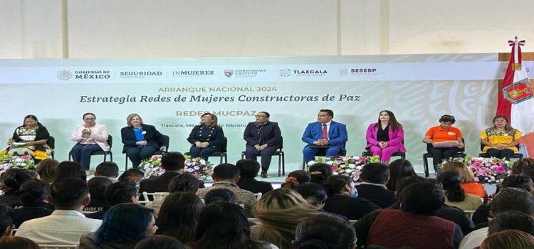Tlaxcala ocupa el primer lugar en la construcción de “Redes de mujeres constructoras de paz”