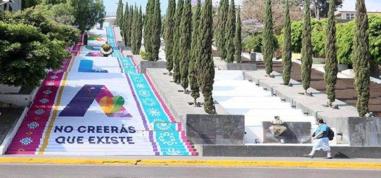 Escalinatas de los Héroes resaltarán belleza de Tlaxcala durante 5 meses