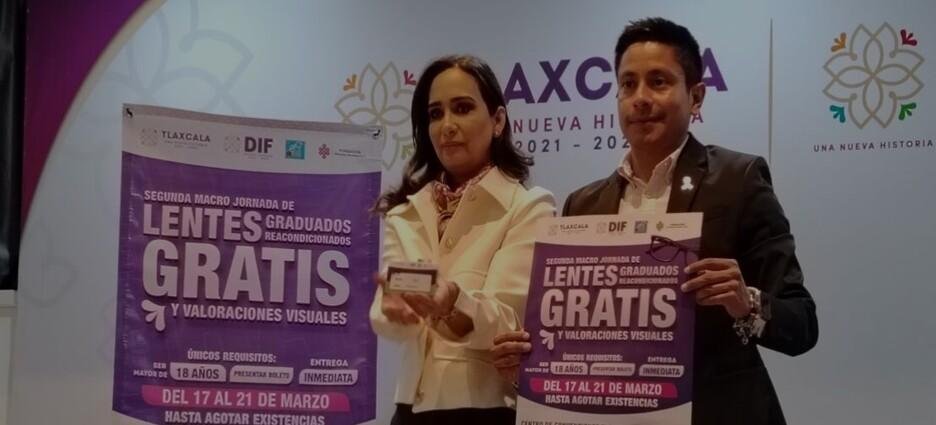 Anuncian la 2da jornada de lentes gratuitos y valoraciones visuales en Tlaxcala