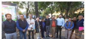 Autoridades de Tlaxcala recorren zona histórica para mejorar imagen urbana