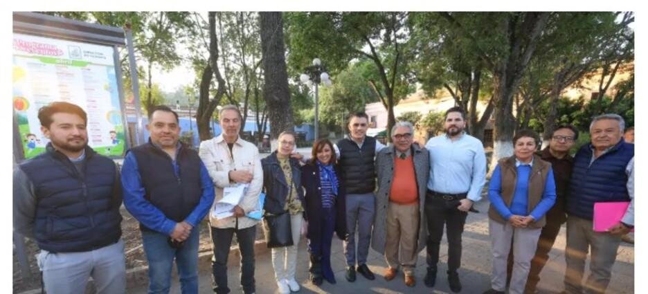 Autoridades de Tlaxcala recorren zona histórica para mejorar imagen urbana