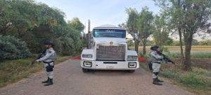 Aseguran camión cisterna presuntamente usado para huachicoleo en Tlaxcala