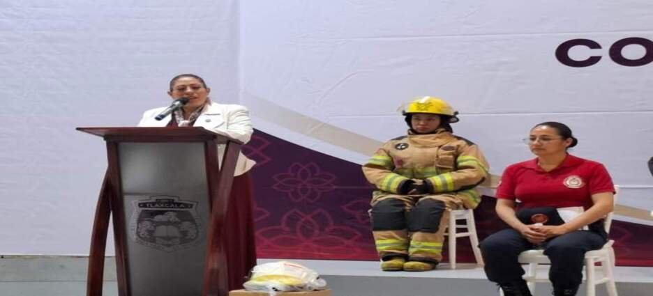 Inauguran Congreso de Bomberas en Tlaxcala
