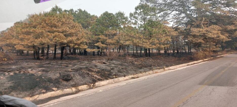 Gobierno de Tlaxcala solicita apoyo de helicópteros para combatir incendio