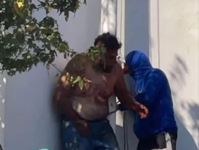 Golpean a sujeto acusado de secuestrar y abusar de una niña en Nativitas, Tlaxcala