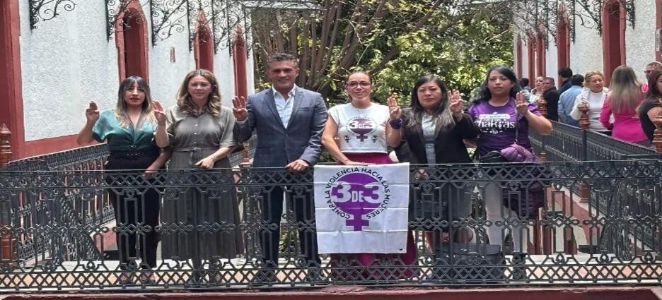 Colectivos exigen a presidente de la Asociación de Autoridades Municipales de Tlaxcala implementar 3 de 3 en comunas