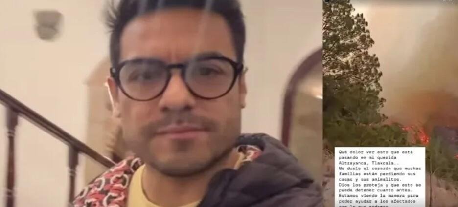 Carlos Rivera apoya a Tlaxcala tras incendios