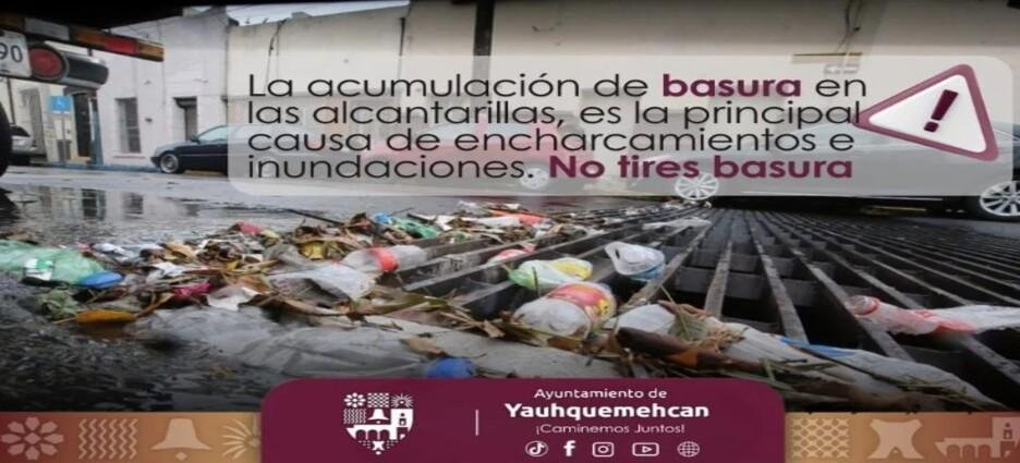 Ayuntamiento de Yauhquemehcan pide concientizar a población sobre no arrojar basura