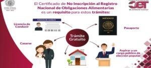 Certificado de "No Deudor Alimentario" será obligatorio en Tlaxcala