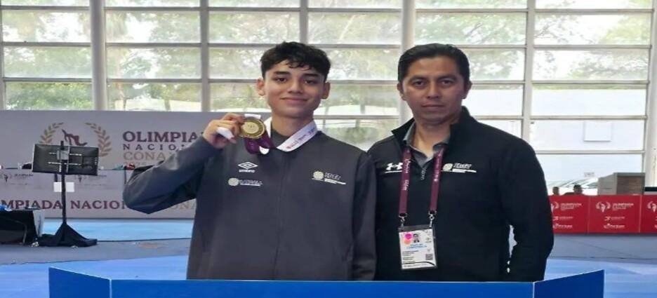 Carlos Mauricio Zecua gana oro para Tlaxcala en en Olimpiada Nacional 2025