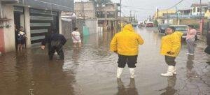 Autoridades de Huamantla dan respuesta inmediata a la población ante fuertes lluvias