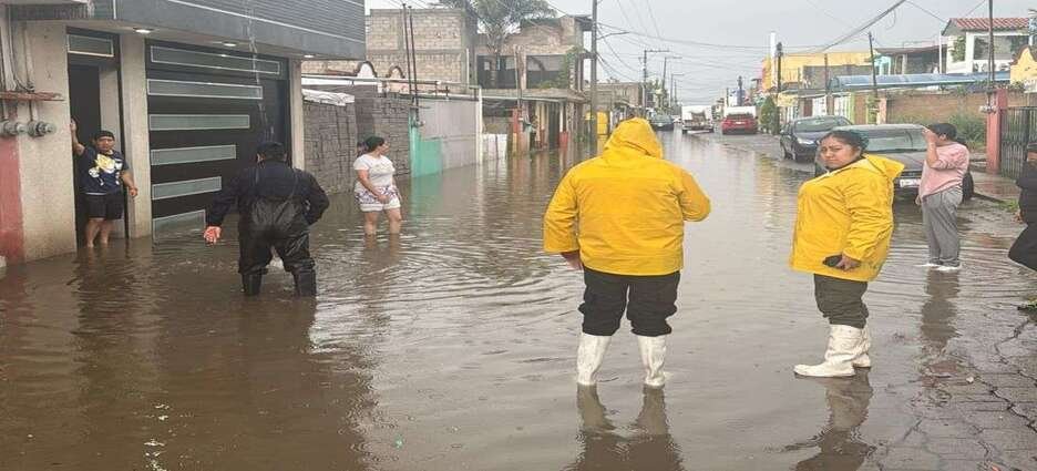 Autoridades de Huamantla dan respuesta inmediata a la población ante fuertes lluvias