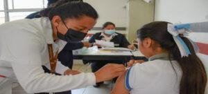 Tlaxcala tiene el 74% de avance en vacunación contra Sarampión