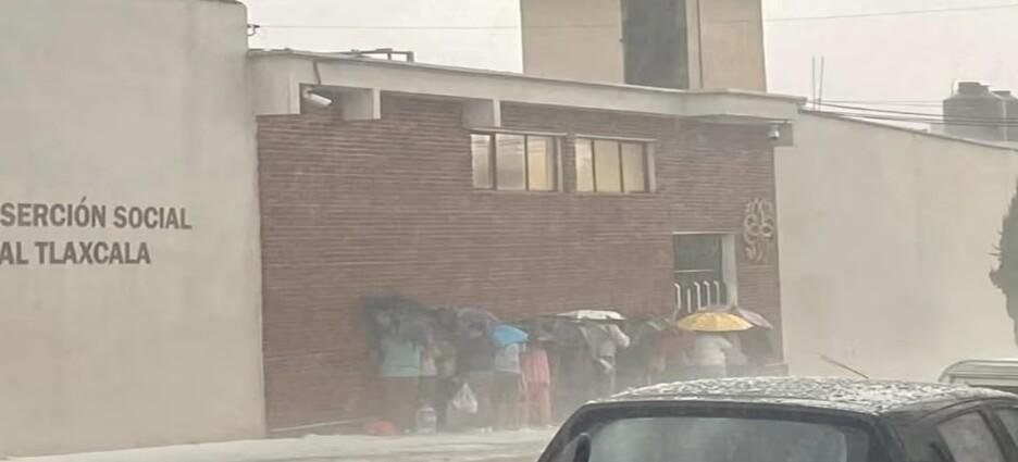 Granizada deja expuestas a familias en penal de Tlaxcala