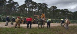 Controlan fuga de gas LP por toma clandestina en Nanacamilpa, Tlaxcala