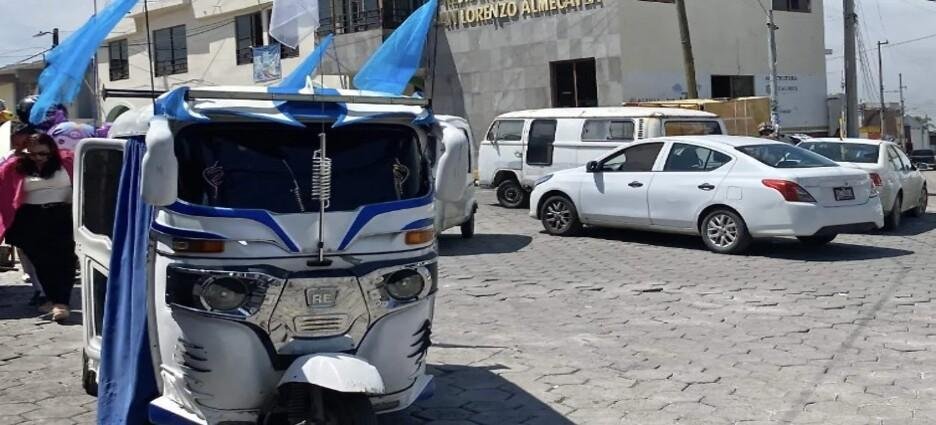 Mototaxistas dejan de operar ante amenazas de multas en zona limítrofe de Tlaxcala