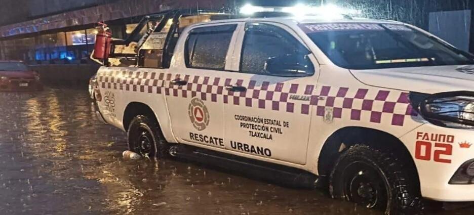 Coordinación Estatal de Protección Civil emite recomendaciones ante pronóstico de lluvias en Tlaxcala