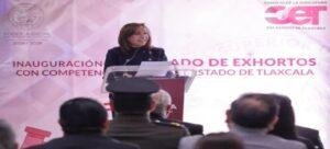 "Tlaxcala avanza hacia una justicia rápida, humana y confiable": Lorena Cuéllar Cisneros