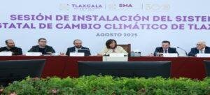Gobernadora de Tlaxcala dirige instalación del sistema estatal de cambio climático