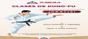 Ayuntamiento de Tlaxcala invita a clases de Kung Fu gratuitas