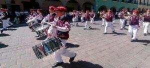 Cierre vial por desfile educativo en Tlaxcala Capital