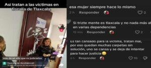 Exhiben maltrato a víctimas en la Fiscalía de Tlaxcala en redes sociales