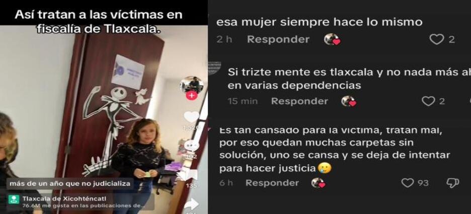 Exhiben maltrato a víctimas en la Fiscalía de Tlaxcala en redes sociales