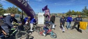 Más de 140 personas participan en "Biciteando por Tlaxcala" en Hueyotlipan
