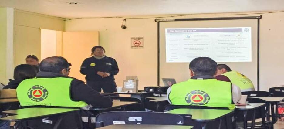 Ayuntamiento de Tlaxcala realiza capacitación regional en prevención de riesgos por gas natural