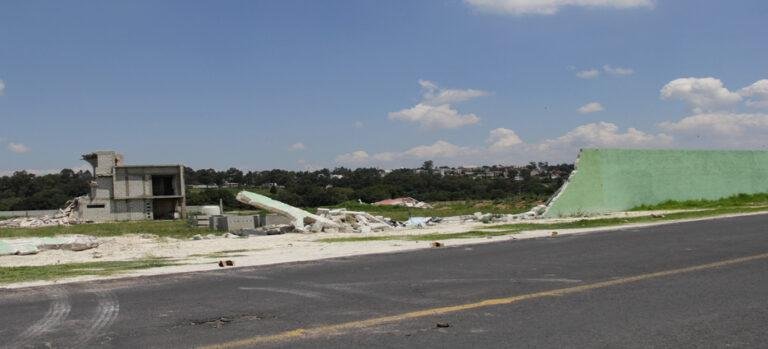 Demolerán viviendas irregulares construidas en el predio de La Covadonga, Tlaxcala