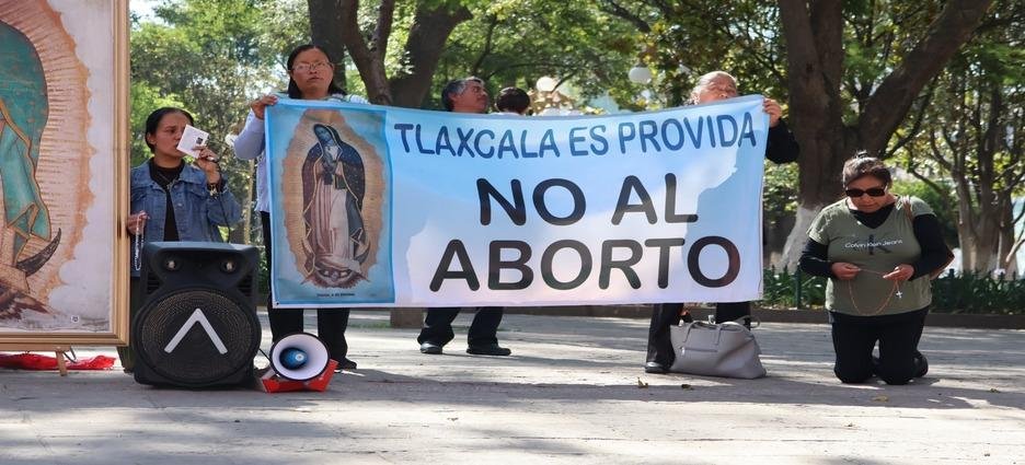 Grupos religiosos se oponen a pronunciamiento por aborto legal en Tlaxcala