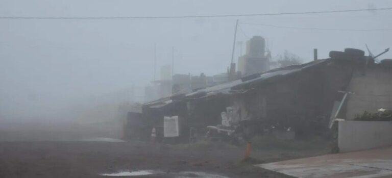 Frío afecta a comunidades del nororiente de Tlaxcala; la población pide abrigos y agua potable