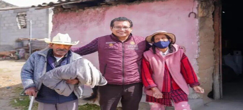 Benefician a comunidades ante el frente frio en Tlaxcala