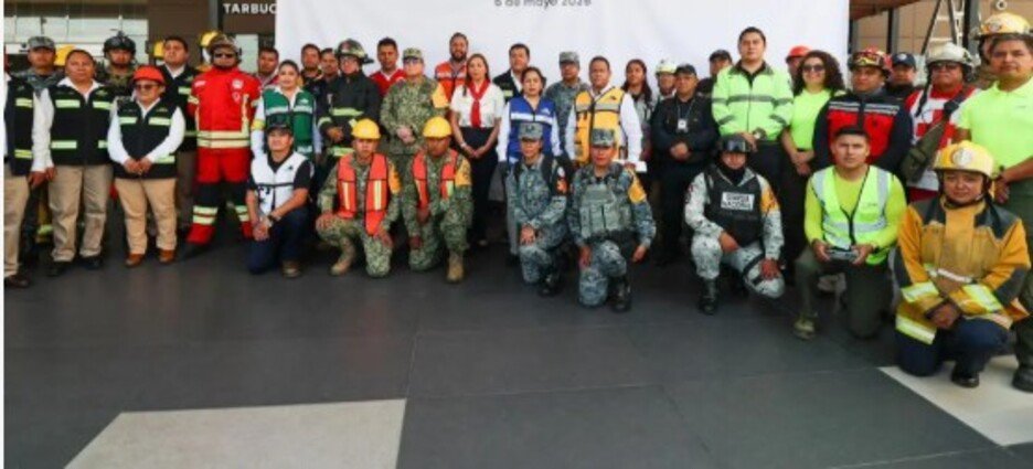 Autoridades de Tlaxcala realizan con éxito Simulacro Nacional 2026