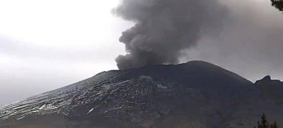 Se espera dispersión de ceniza del Popocatépetl en Tlaxcala