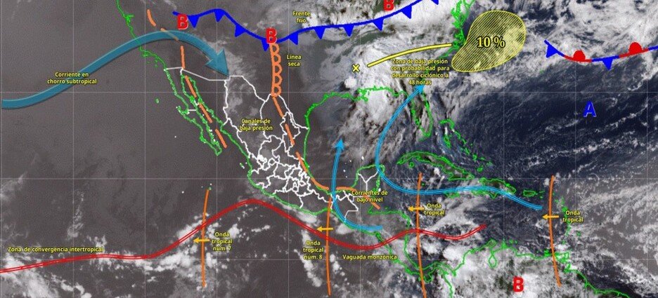 Conagua alerta por lluvias fuertes en Tlaxcala