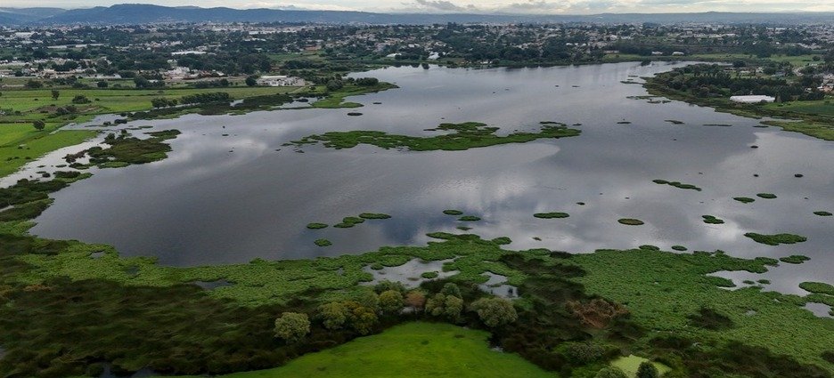 Crece Laguna de Acuitlapilco tras fuertes lluvias en Tlaxcala