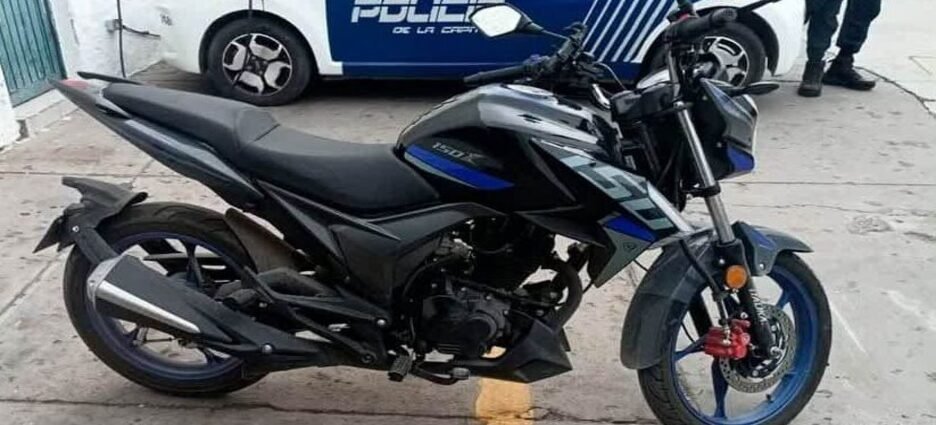 Recuperan motocicleta robada en Tlaxcala