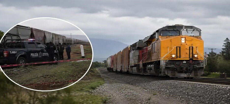 Hombre pierde la vida tras ser arrollado por un tren en Tlaxcala