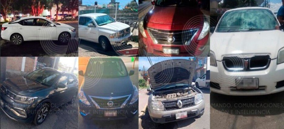 Se han recuperado 21 vehículos de Tlaxcala robados en otros estados