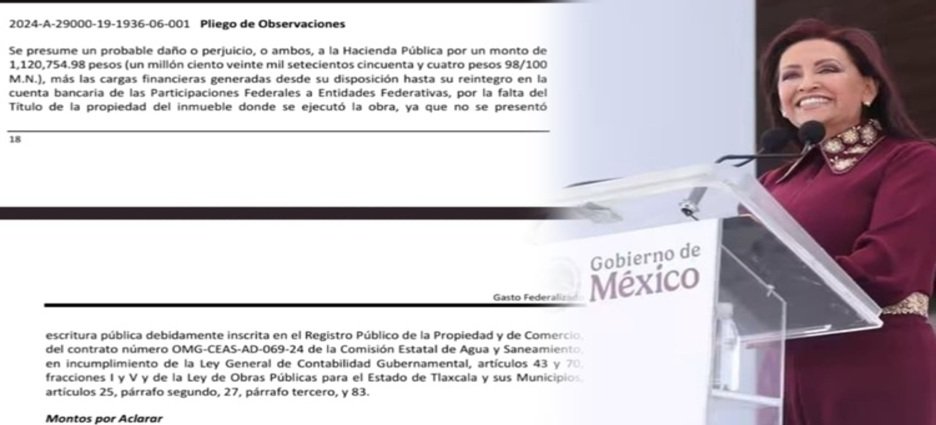 Gobierno de Tlaxcala no cuenta con título de propiedad de obra pública de la CEAS